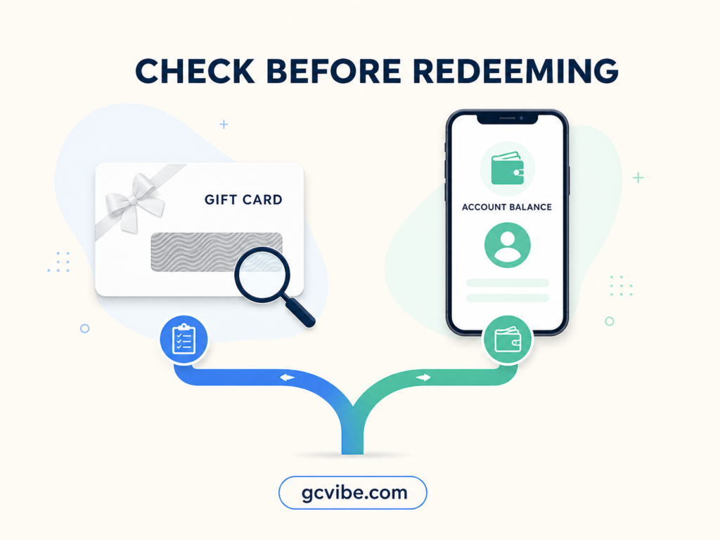 Two official paths for checking an unredeemed Apple Gift Card and an Apple Account balance