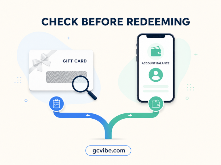 Two official paths for checking an unredeemed Apple Gift Card and an Apple Account balance